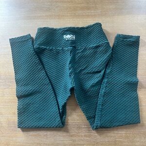Booty by Brabants Black Forest Green Croco Leggings